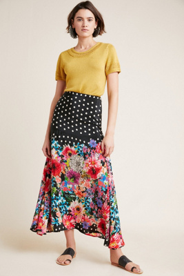 anthropologie long skirt