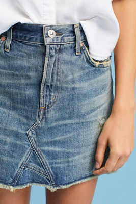 citizens of humanity denim skirt