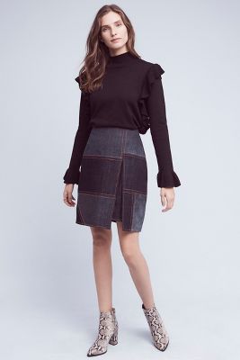 Patchwork Denim Skirt | Anthropologie