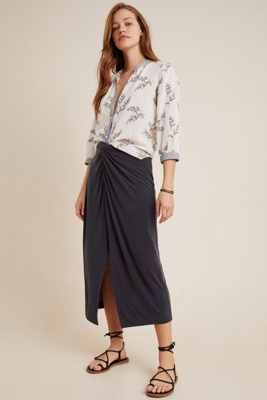 anthropologie long skirt