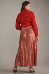 Thumbnail View 7: By Anthropologie Metallic Pleated Midi Skirt