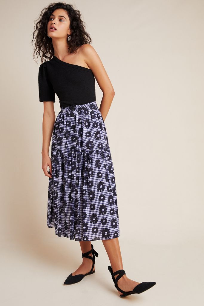Kendall Tiered Maxi Skirt | Anthropologie