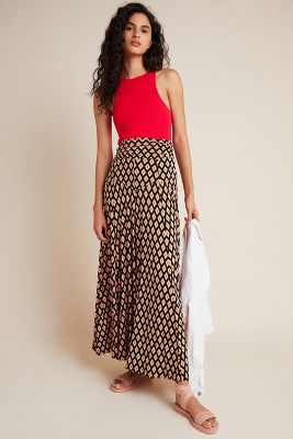 maxi knitted skirt