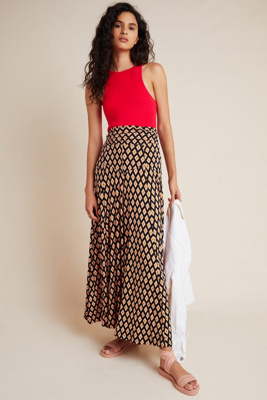 knitted skirt maxi