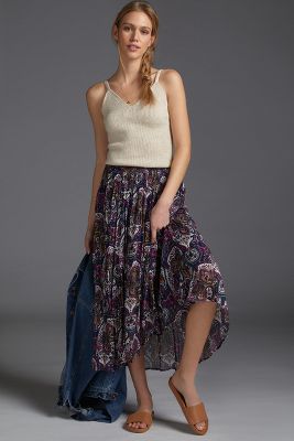 wrap midi skirt uk