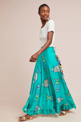 anthropologie long skirt