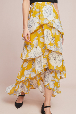 tiered maxi skirt anthropologie