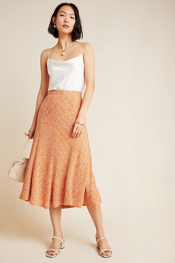 Slide View: 1: Janey Knit Midi Skirt