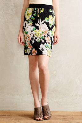 white pencil skirt quilt