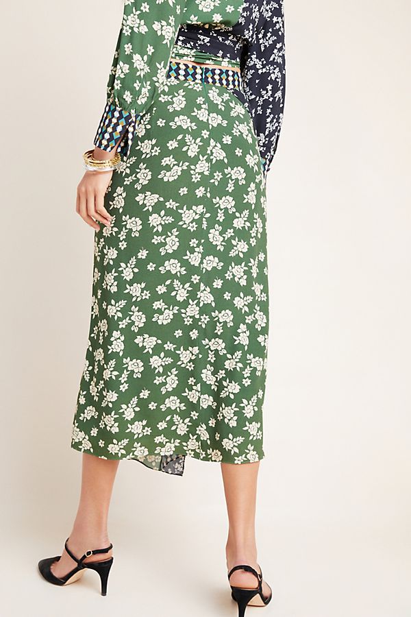 Waverly Floral Midi Skirt | Anthropologie