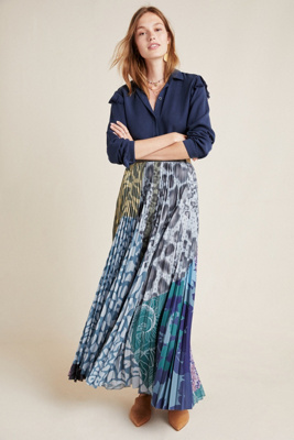 anthropologie long skirt