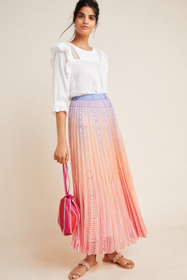 anthropologie long skirt