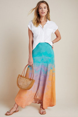 maxi tie skirt