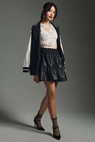 Vista de diapositivas: 4: The Somerset Faux Leather Mini Skirt