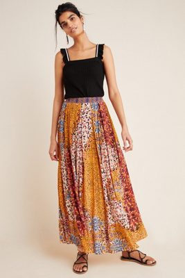 anthropologie long skirt