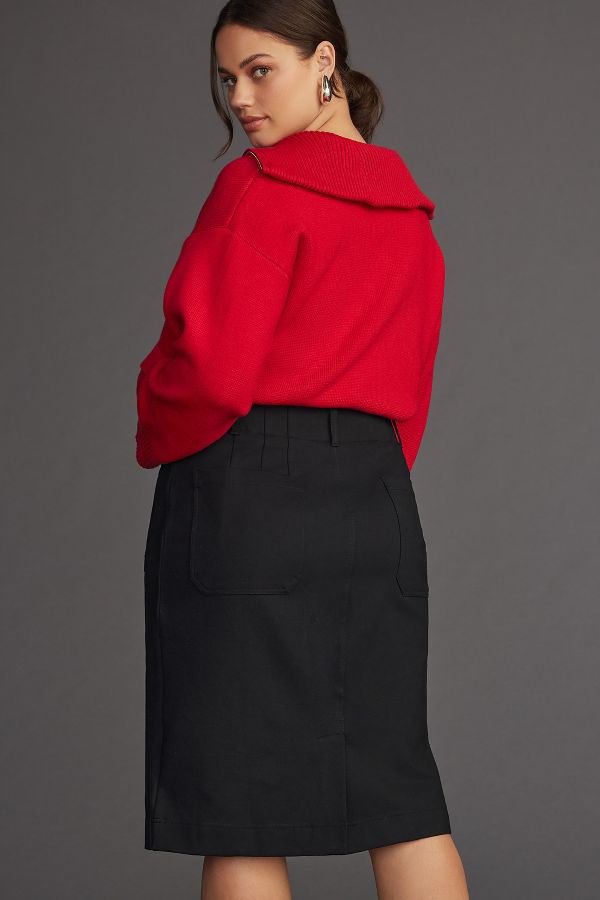 Slide View: 7: The Colette Knee-Length Skirt by Maeve