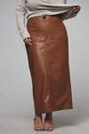 Thumbnail View 6: The Colette Maxi Skirt by Maeve: Faux-Leather Edition