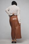 Thumbnail View 7: The Colette Maxi Skirt by Maeve: Faux-Leather Edition