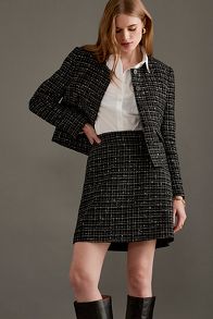 Vista diapositiva: 4: Gonna Mini Tweed Wilma Selected Femme