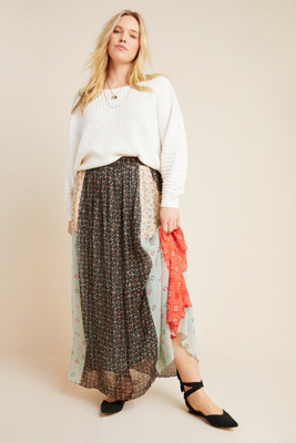 pleated maxi skirt near me