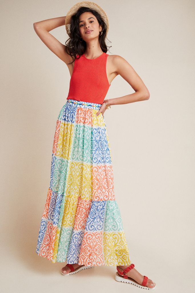 Alina Maxi Skirt | Anthropologie