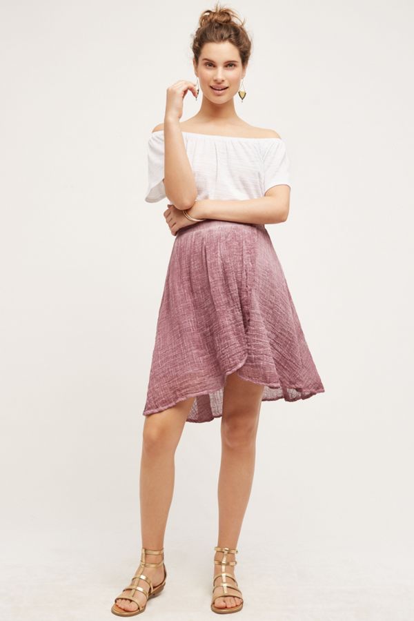 Gauze Swing Skirt Anthropologie