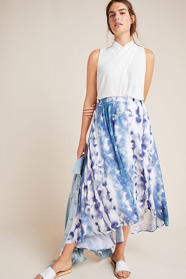 Slide View: 1: Jeannie Tie-Dyed Maxi Skirt