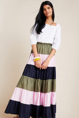 anthropologie long skirt