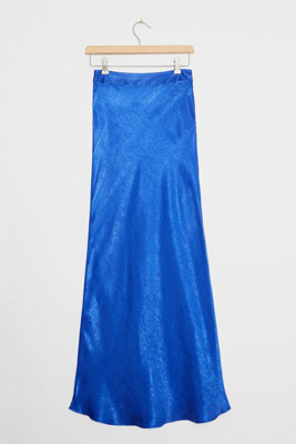 satin maxi skirt