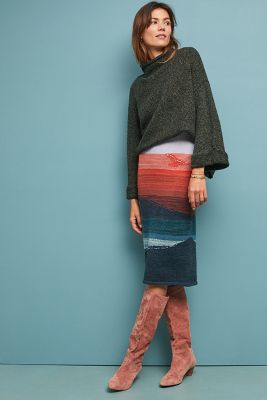 sweater skirt anthropologie