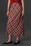 Thumbnail View 3: RIXO Ardith Check Midi Slip Skirt