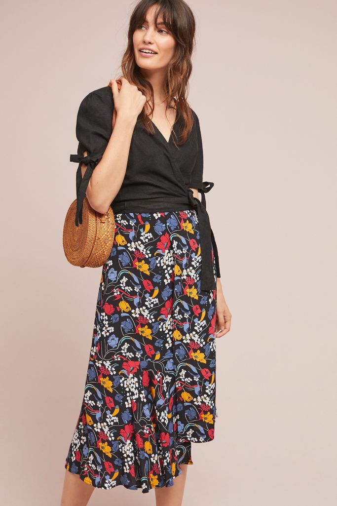 Capistra Printed Skirt | Anthropologie