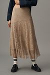 Thumbnail View 3: Par Anthropologie Asymétrique Taille Basse Dentelle Midi Jupe