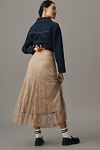 Thumbnail View 2: Par Anthropologie Asymétrique Taille Basse Dentelle Midi Jupe