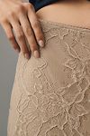 Thumbnail View 5: Par Anthropologie Asymétrique Taille Basse Dentelle Midi Jupe