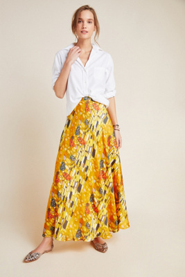 anthropologie long skirt