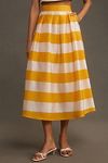 Thumbnail View 2: Mac Duggal Stripe Sunshine Midi Skirt