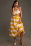 Thumbnail View 1: Mac Duggal Stripe Sunshine Midi Skirt