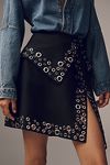 Thumbnail View 2: Mac Duggal Grommet Mini Skirt