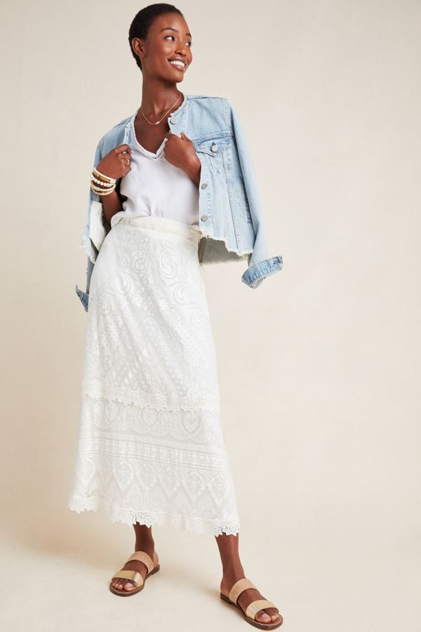 Farm Rio Stacie Maxi Skirt Anthropologie