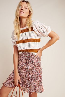 anthropologie mini dress