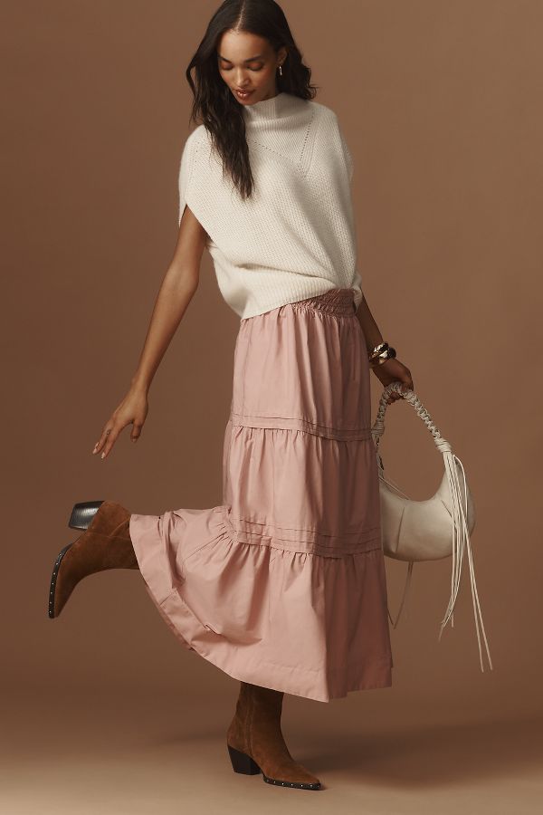 Slide View: 3: Loverly Grey x Anthropologie: The Somerset Maxi Skirt