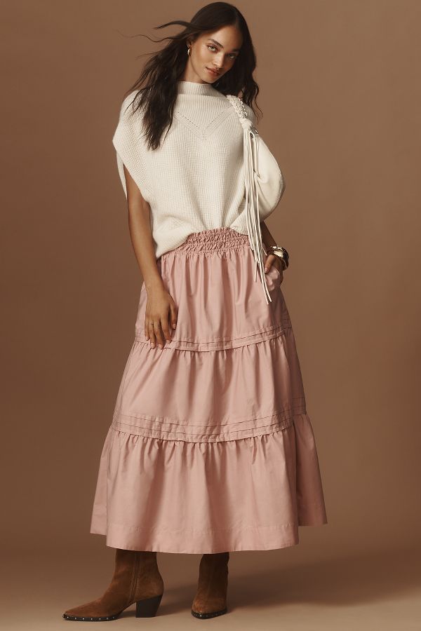 Slide View: 1: Loverly Grey x Anthropologie: The Somerset Maxi Skirt