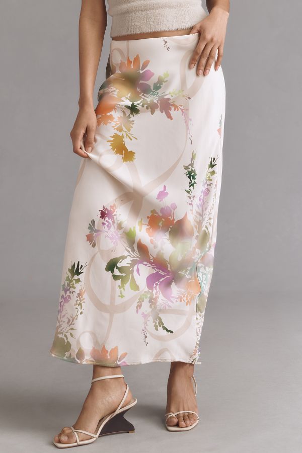 Slide View: 3: The Tilda Maxi Slip Skirt