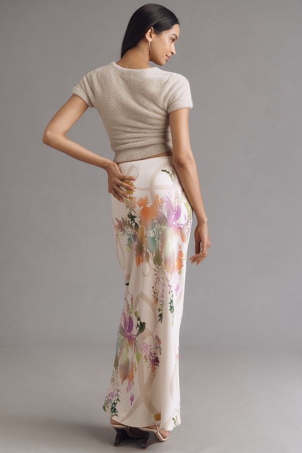 Slide View: 2: The Tilda Maxi Slip Skirt