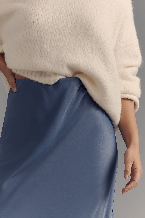 Slide View: 9: The Tilda Maxi Slip Skirt