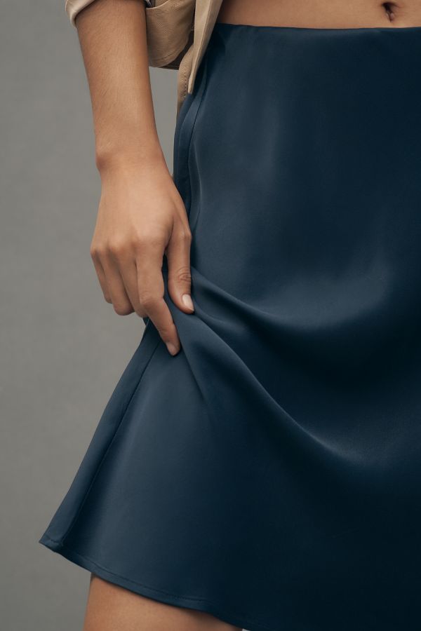 Slide View: 4: The Tilda Knee-Length Slip Skirt