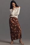 Thumbnail View 1: The Tilda Maxi Slip Skirt: Side Slit Edition