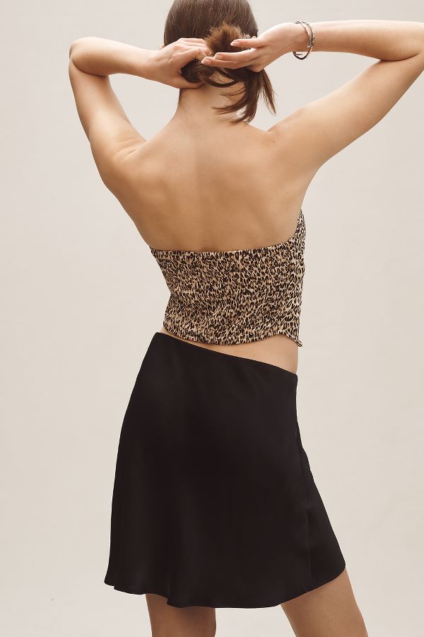 Slide View: 4: The Tilda Mini Slip Skirt