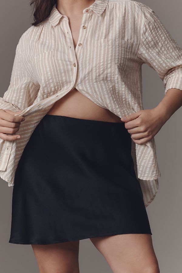 Slide View: 8: The Tilda Mini Slip Skirt